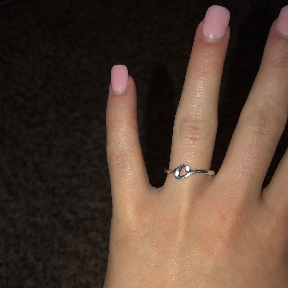 James Avery Initial Ring “C” size 7